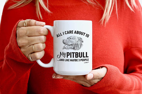 Pitbull Mom Gifts Mugs For Christmas Women Men Dad Decor Lover Decorations Stuff I Love Pitbull Coffee Accessories Talking Art Apparel Funny Birthday Gift Home Supplies Products Dog Coffee Cup Mugs