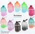 KEEPTO 1 Gallon Water Bottle with Straw-Motivational Water Jug with Time Marker