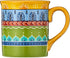Certified International Valencia Mugs (Set of 4), 16 oz, Multicolor