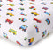 Wildkin Kids 100% Cotton Fitted Crib Sheet for Boys and Girls, Crib Sheets Measures 52 x 28 x 8 Inches, Kids Crib Sheets with Super Soft and Breathable Material, BPA-Free (Trains, Planes, and Trucks)