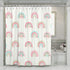 ScarJamFam Rainbow Shower Curtain 72" x 72"/ Easy to Clean Boho Shower Curtain/ Washable Kids Shower Curtain Rainbow Decor/ Cute Shower Curtains Boho
