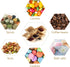 100 Pcs Resealable bags,4.7" x 7.9" Stand Up Kraft Paper Bags with Matte Window, Zip Lock Food Storage Bags for Packaging Products, Reusable, Sealable