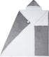 Safdie & Co. 65914.ECZ.74 Premium Wearable Hooded Adult Women and Men 71"x51"-Super Soft, Lightweight, Microplush, Cozy and Functional Throw Blanket (Silver), 52 in x 72