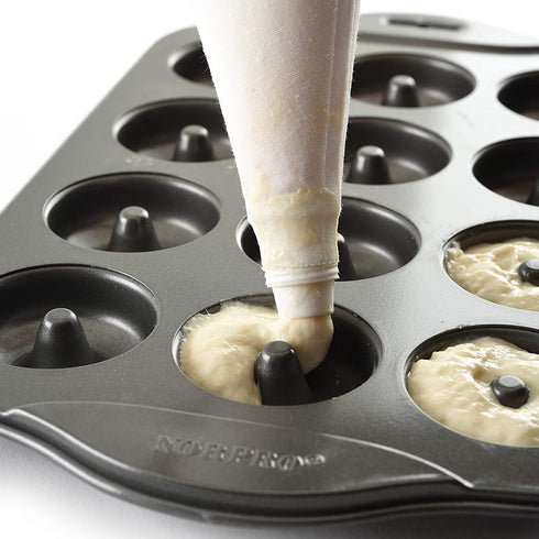 Norpro Nonstick Mini Donut Pan, 12-Count, As Shown