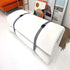 ONE K 2PCS Topper / Memory Foam Mattress Packing Straps for Moving or Storage (100" x 2", Dark Grey)