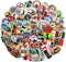 100PCS World Travel Maps Airplane Air and Famous Buildings Signs Stickers Waterproof Laptop Stickers Car Bicycle Suitcase Computer Water Bottle Mobile Phone Stickers Decals (Travel Maps 100)