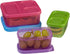 Rubbermaid LunchBlox Kids Tall Lunch Bag Kit, Purple/Pink/Green, 1866738