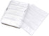 TYH Supplies 500 Slot Heavyweight Business Card Sleeve Sheet Protectors 11 Hole Clear Double Sided 20 Slots Per Page