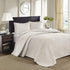 Madison Park Quebec Twin Size Quilt Bedding Set - Ivory , Damask 2 Piece Bedding Quilt Coverlets Ultra Soft Microfiber Bed Quilts Quilted Coverlet