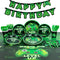 Decorlife Video Game Party Supplies Serves 8, Cute Gamer Birthday Decorations for Boys, Complete Pack Includes Tablecloth, Pre-Strung Banner, Green, Total 58PCS