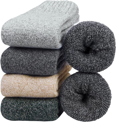 Womens Wool Socks Soft Super Thick Warm Socks for Women Thermal Winter Socks for Gifts
