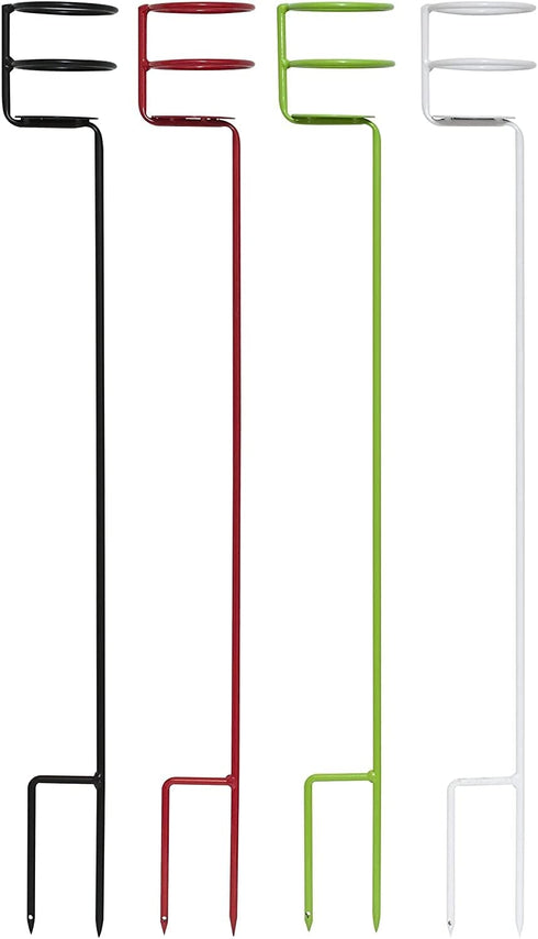 Decko Heavy 30251 Duty Outdoor Beverage/Drink Holder Stakes, 4 Count (Pack of 1)