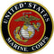 Ramsons Imports U.S. Marine Corps Emblem 12" Round Metal Sign, Made in USA