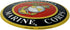 Ramsons Imports U.S. Marine Corps Emblem 12" Round Metal Sign, Made in USA