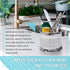 Sink Caddy Kitchen Utensil Holder - with Removable Drip Tray - Dish, Bottle Brush, Sinkware Organizer