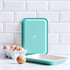 GreenLife Healthy Ceramic Nonstick, 9" x 7" Toaster Oven Cookie Sheet Baking Pan Set, PFAS-Free, Turquoise