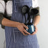 Ceramic Utensil Holder,Porcelain Utensil Crock Easy to Clean - 30oz (Gradient Blue)