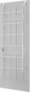 Whitmor 18-Pair Over The Door Shoe Rack, Unisex, White