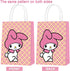 UINE 16 Pack Kuromi and My Melody Party Bags paper bags, Kuromi Bags for Kids Birthday,Candy Treat Bags for Boys Girls Kuromi Birthday Party Supplies
