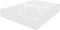 Soft-Tex Restonic 300 Threadcount Striped Mattress Pad, King, White