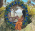 Yebazy 4PCS(30FT) Artificial Rose Vine Fake Rose Garland Artificial Flowers for Hotel Wedding Home Party Garden Decor?Royal Blue?