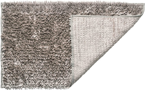 Laura Ashley Butter Chenille 20" x 34" Bath Mat, Light Grey