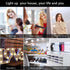 Led Vanity Mirror Lights with 10 Dimmable Light Bulbs 17ft Makeup Vanity Light for Vanity Table Dressing Room Mirror