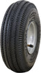 Marathon 4.10/3.50-4" Pneumatic (Air Filled) Hand Truck / All Purpose Utility Tire on Wheel, 2.25" Offset Hub, 3/4" Bearings