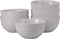 10 Strawberry Street Wazee Matte - 5.5"/16 Oz Cereal Bowl - Set of 6 - White