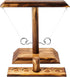 Ring Toss Game, Ring Toss with Shot Ladder, Fun Hook and Ring Game, Handmade Wooden Interactive Game for Home and Party