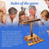 Ring Toss Game, Ring Toss with Shot Ladder, Fun Hook and Ring Game, Handmade Wooden Interactive Game for Home and Party