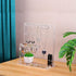 Jewelry Stand Holder Jewelry Tree 4-Tier Necklace Earring Bracelet Ring Watches Hanging Organizer Acrylic Jewelry Display Tower Glasses Perfume Organizer Women Girls Best Gift with Tray