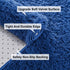 Vasofe Shaggy Rugs Fluffy Carpets , Rectangular Rugs for Bedroom LivingRoom, Nursery Rugs for Kids Room Throw Rug College Dorm Rugs, 4' x 6' Light Navy Rug Area Rugs Home Decor