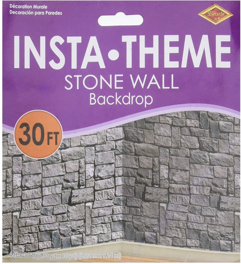 Beistle Stone Wall Scene Setter