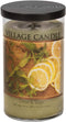 Village Candle Citrus & Sage Large Tumbler Scented Candle, 19 oz, Green