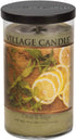 Village Candle Citrus & Sage Large Tumbler Scented Candle, 19 oz, Green