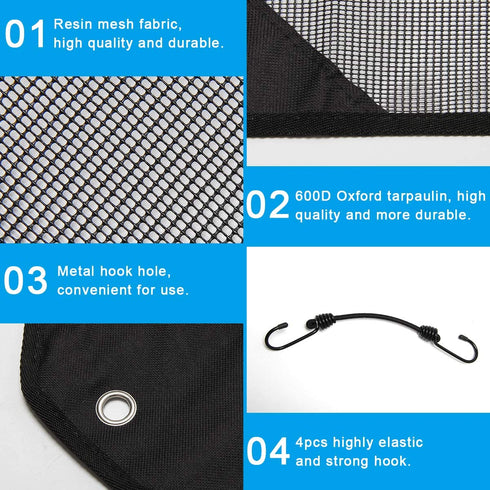 Luxiv Central Air Conditioner Leaf Guard, Mesh All Seasons Air Conditioner Top Leaf Cover Summer AC Outside Units Covers Leaf Guard AC Unit Cover (36 x 36in)