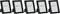 Amazon Basics Photo Picture Frame - 5" x 7", Black - Pack of 5