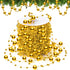 Pangda 65.6 Feet Christmas Tree Beads Garland Plastic Pearl Strands Chain for Christmas Wedding Decoration (Gold)