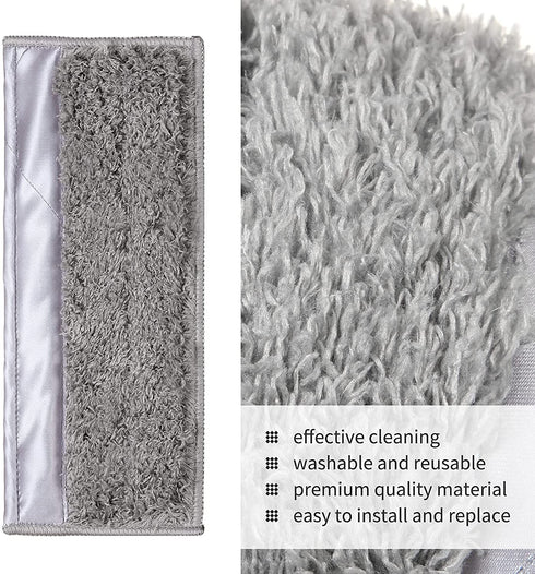 Washable Wet Mopping Pads Compatible with Braava Jet m Series, Reusable Wet/Dry Pads for iRobot Braava Jet M6 (6110) Authentic Replacement Parts