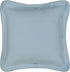 HISTORIC CHARLESTON King Charles Classic European Matelasse Cotton Decorative Pillow Case, Euro Sham (26" x 26"), Blue