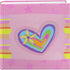 Pioneer Photo Albums 200-Pocket 3-D Striped Heart Applique Cover Photo Album, 4 by 6-Inch