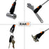 RAK Magnetic Pickup Tool - Telescoping Magnet Stick with 3 LED Lights and Extendable Neck up to 22 Inches - Gifts for Dad, Husband, Truck Driver, Handy Men or Women