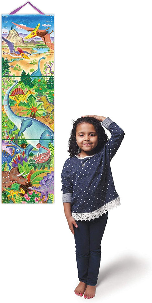 eeBoo Grow Like a Dinosaur Growth Chart