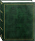 Magnetic Self-Stick 3-Ring Photo Album 100 Pages (50 Sheets), Hunter Green
