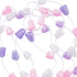 Kurt Adler Pink Purple and White Glittered Gum Drop Garland 9 Feet Long H2051 New