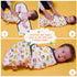 Baby Swaddle Blanket Wrap 3 Pack - Adjustable 100% Cotton Baby Swaddle Sacks - Cute Newborn Velcro Swaddles for Boy & Girl 0-3 Months - Infant Swaddling Sleep Sacks - Unisex Swaddlers Gift Set