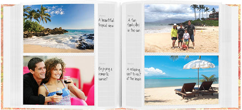 Pioneer Photo Albums DA-200TRP Troopical Photo Album, Tropical Hibiscus 4 x 6 Inch