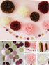 Women Birthday Party Decorations Burgundy Pink Gold/Fall in Love Bridal Shower Decorations/ Qian's Party Graduation Party Supplies/Autumn Wedding/Burgundy Party Decorations Fall