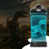 Light Up Dinosaur Water Bottle with Color Changing Night Light- 14 OZ Tritan BPA Free Eco-Friendly - Cute Velociraptor Kids Drinking Cups Gift for School Boy Girl Child Christmas Holiday
